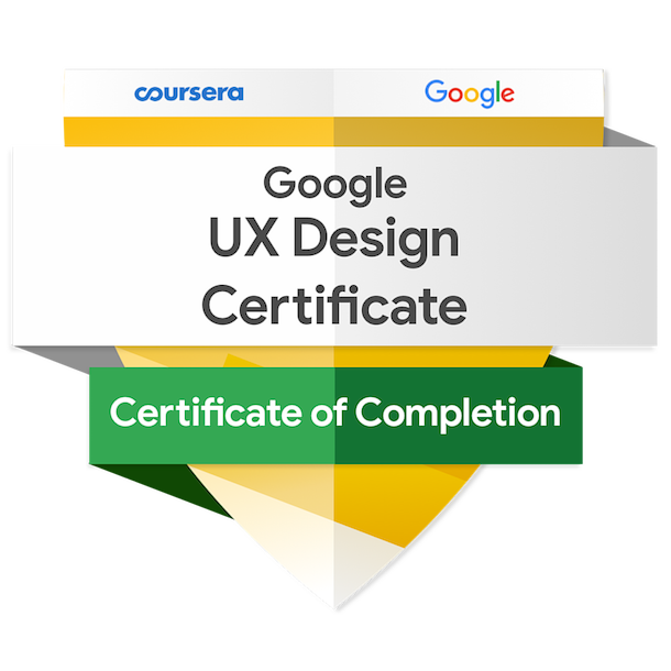 Google UX Design Professional Certificate logo
